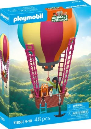PLAYMOBIL Animaux et amis 71853 Balade en montgolfière