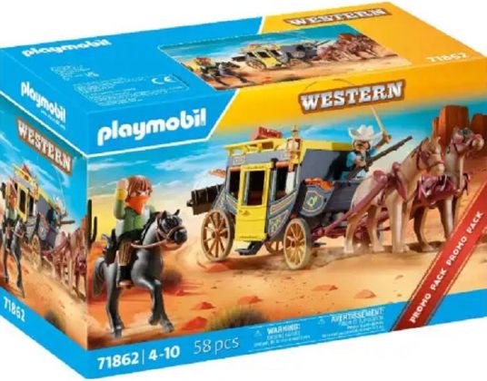 PLAYMOBIL Western 71862 Diligence - Promo Pack