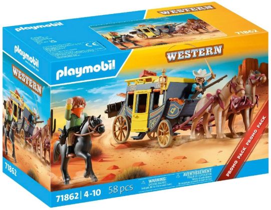 PLAYMOBIL Western 71862 Diligence - Promo Pack