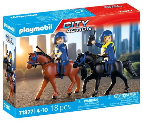 PLAYMOBIL City Action 71877 Police à Cheval