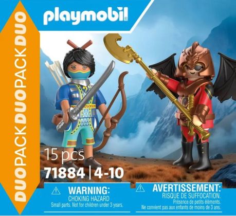 PLAYMOBIL Novelmore 71884 Novelmore et Burnham Raiders - Duo Pack