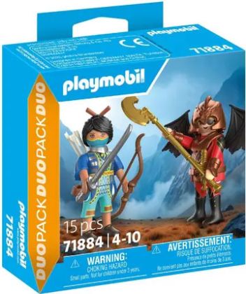 PLAYMOBIL Novelmore 71884 Novelmore et Burnham Raiders - Duo Pack
