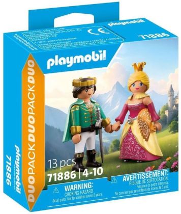 PLAYMOBIL Princess 71886 Prince et Princesse - Duo Pack