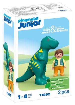PLAYMOBIL Junior 71892 Garçon et dinosaure