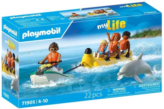 PLAYMOBIL My Life 71905 Bouée tractée avec Dauphin