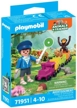PLAYMOBIL Animaux et amis 71951 Petite aventure en train