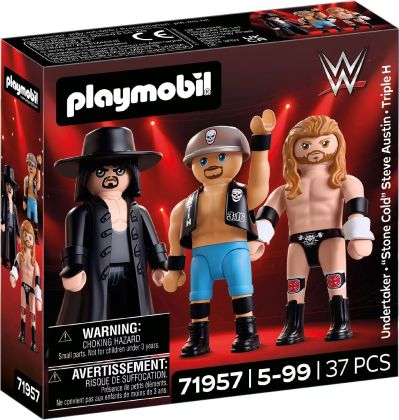 PLAYMOBIL WWE 71957 Undertaker - Stone Cold - Triple H