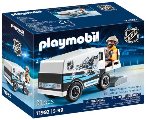 PLAYMOBIL Sports & Action 71982 Surfaceuse Zamboni (NHL)