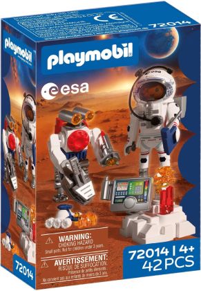 PLAYMOBIL ESA 72014 Astronaute avec robot