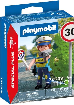 PLAYMOBIL Special Plus 72029 Policier avec radar