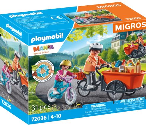 PLAYMOBIL Objets divers 72036 Vélo-cargo (Migros)