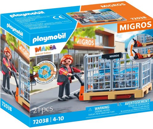 PLAYMOBIL Objets divers 72038 Réception des marchandises (Migros)