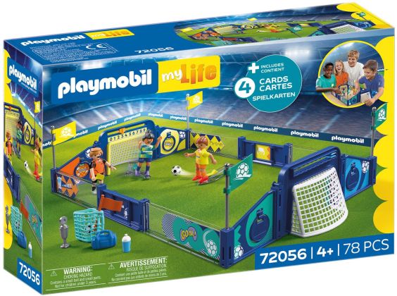 PLAYMOBIL My Life 72056 Stade de football et défis