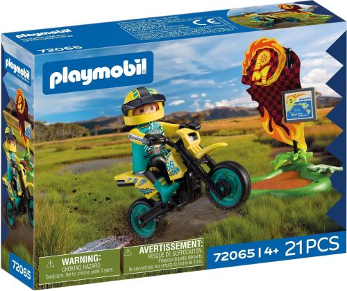 PLAYMOBIL Rallye 72065 Offroad Motorrad