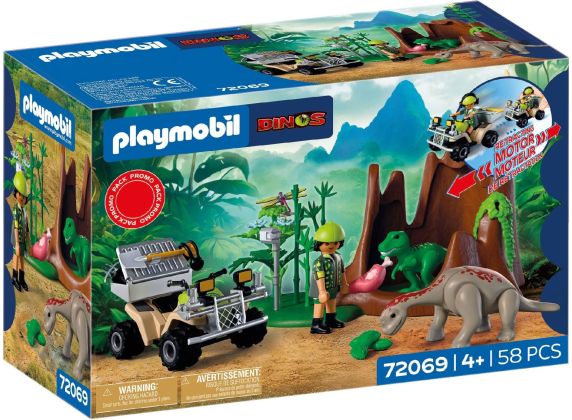 PLAYMOBIL Dinos 72069 Cachette des dinosaures