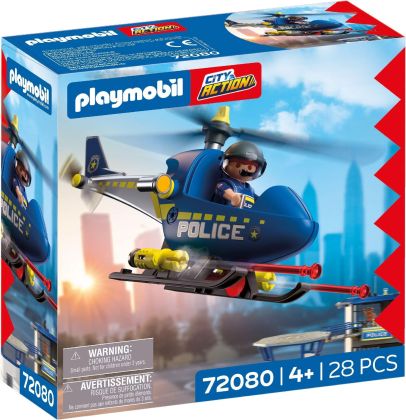 PLAYMOBIL City Action 72080 hélicoptère de police