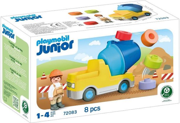 PLAYMOBIL Junior 72083 Camion malaxeur