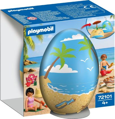 PLAYMOBIL My Life 72101 Œuf : vacances à la plage