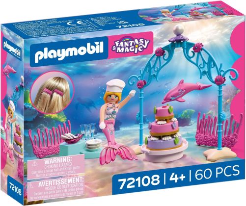 PLAYMOBIL Fantasy & Magic 72108 Buffet de mariage sous-marin