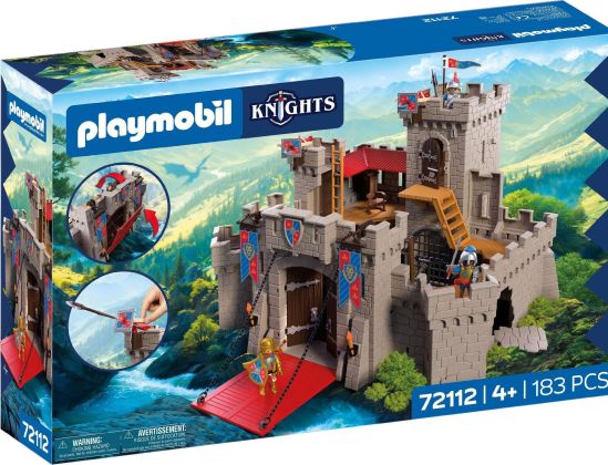 PLAYMOBIL Knights 72112 Grand château fort des chevaliers du Lion