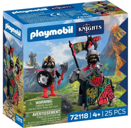 PLAYMOBIL Knights 72118 Chef des chevaliers dragons