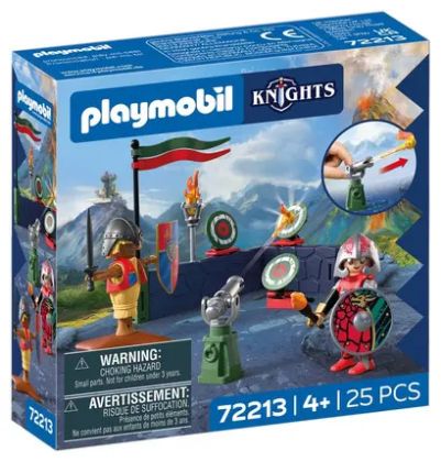 PLAYMOBIL Knights 7213 Entraînement Chevaliers du Dragon