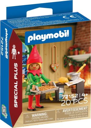 PLAYMOBIL Special Plus 72152 L'elfe de Noël et ses biscuits