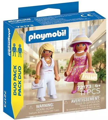 PLAYMOBIL My Life 72173 Amies faisant du shopping - Duo Pack