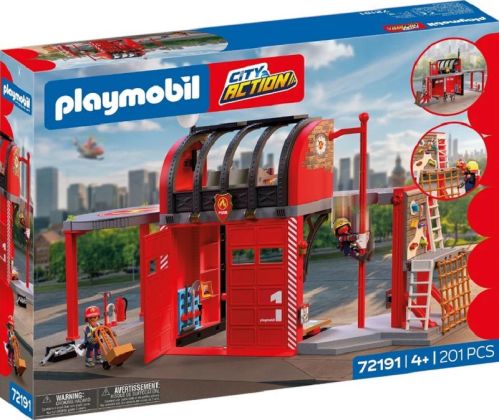 PLAYMOBIL City Action 72191 Caserne de Pompiers