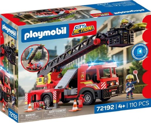 PLAYMOBIL City Action 72192 Camion avec échelle
