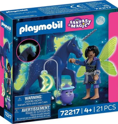 PLAYMOBIL Fantasy & Magic 72217 Fée licorne « lumière de lune »