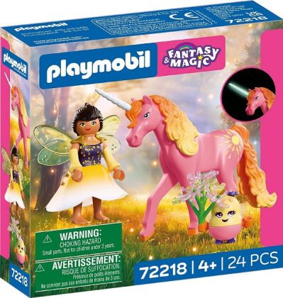 PLAYMOBIL Fantasy & Magic 72218 Fée et licorne « rosée du matin »