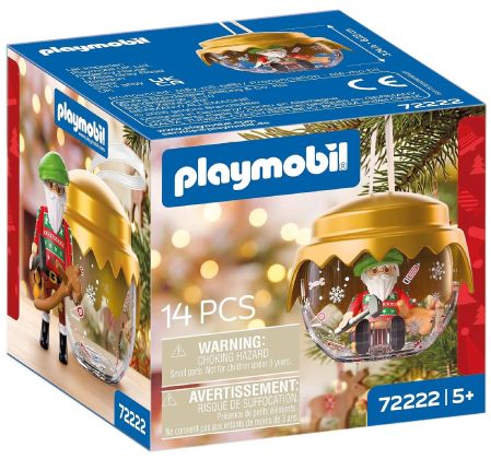 PLAYMOBIL Christmas 72222 Boule de Noël : menuisier