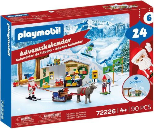 PLAYMOBIL Calendriers de l'Avent 72226 Calendrier de l'Avent : Au pôle Nord