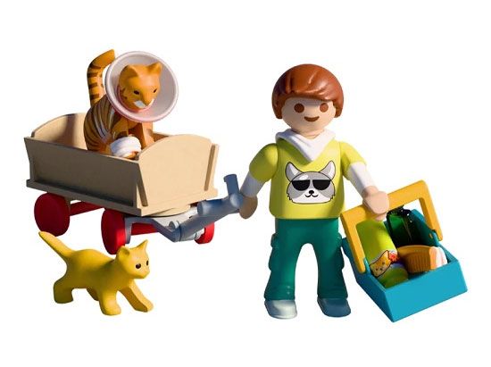 PLAYMOBIL Animaux et amis 72311 Premiers soins pour les chats