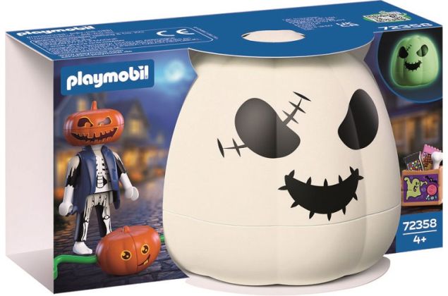 PLAYMOBIL Halloween 72358 Tête de citrouille