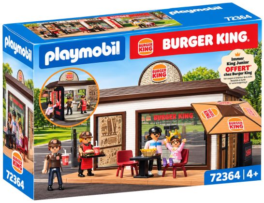 PLAYMOBIL Objets divers 72364 Burger King restaurant