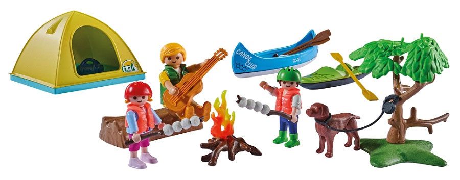 PLAYMOBIL My Life 72372 Camping autour d'un feu