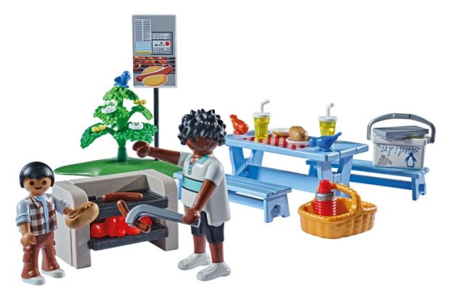 PLAYMOBIL My Life 72373 Barbecue en plein air