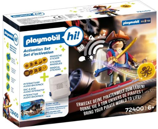 PLAYMOBIL Playmobil Hi! 72400 Donne vie à ton univers de Pirates (Set d'activation)