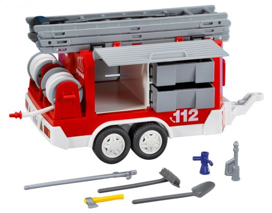 PLAYMOBIL Produits complémentaires 7485 Matériel de pompiers et remorque