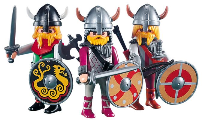 PLAYMOBIL Produits complémentaires 7677 3 vikings