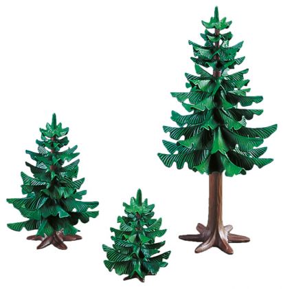 PLAYMOBIL Produits complémentaires 7725 3 sapins