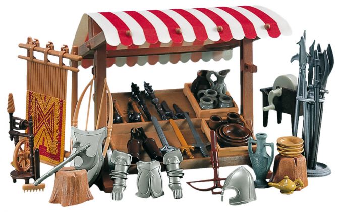 PLAYMOBIL Produits complémentaires 7855 Etal du Moyen Age