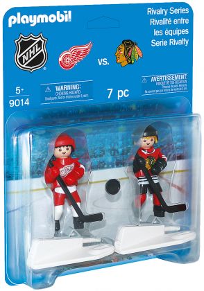 PLAYMOBIL Sports & Action 9014 Rivalité - Chicago Blackhawks vs Detroit Red Wings (NHL)