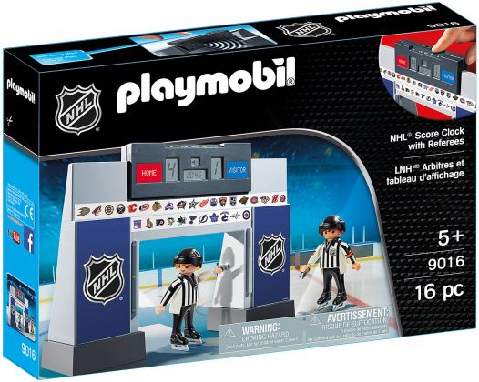 PLAYMOBIL Sports & Action 9016 Arbitres et tableau d’affichage (NHL)