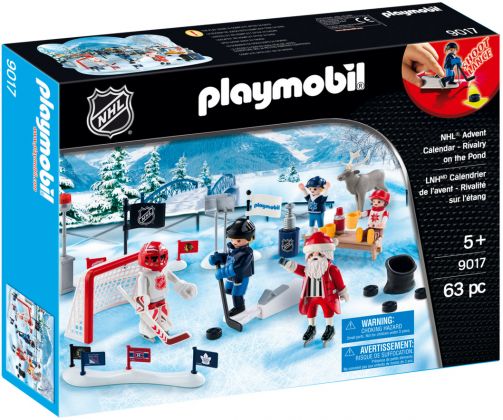 PLAYMOBIL Christmas 9017 Calendrier de l'Avent NHL Rivalité sur l'étang