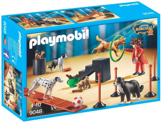 PLAYMOBIL City Life 9048 Dresseur de Chiens du Cirque Roncalli