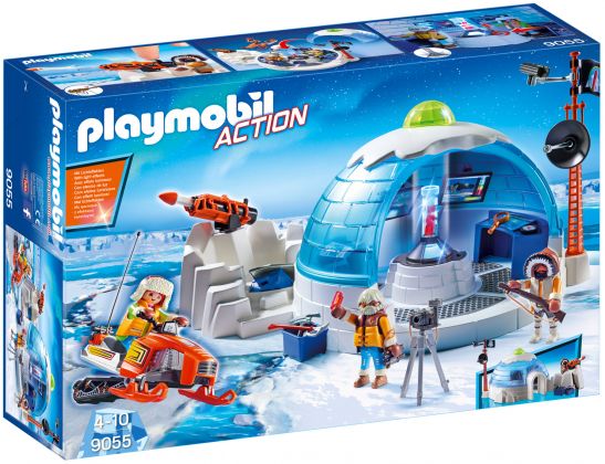 PLAYMOBIL Action 9055 Quartier général des explorateurs polaires