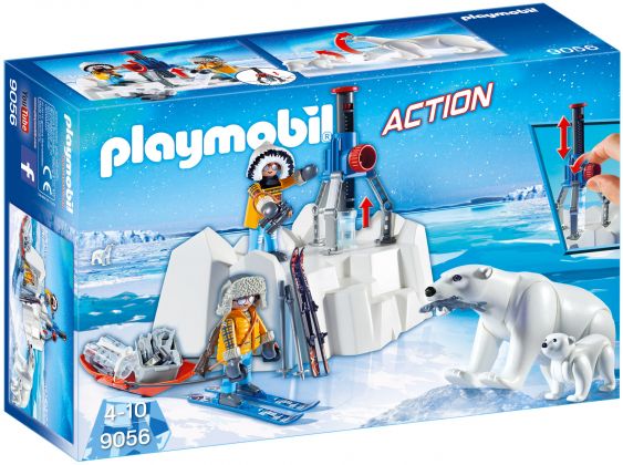 PLAYMOBIL Action 9056 Explorateurs avec ours polaires